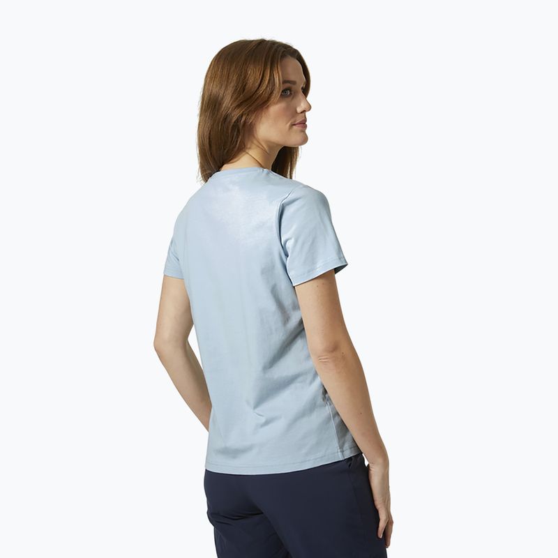 Tricou de trekking pentru femei Helly Hansen HH Logo albastru 34112_582 2
