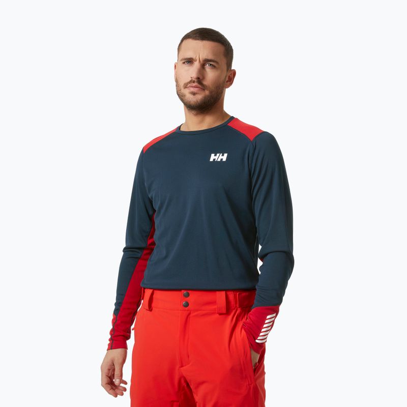 Tricou termic Helly Hansen Lifa Active Crew pentru bărbați, albastru marin