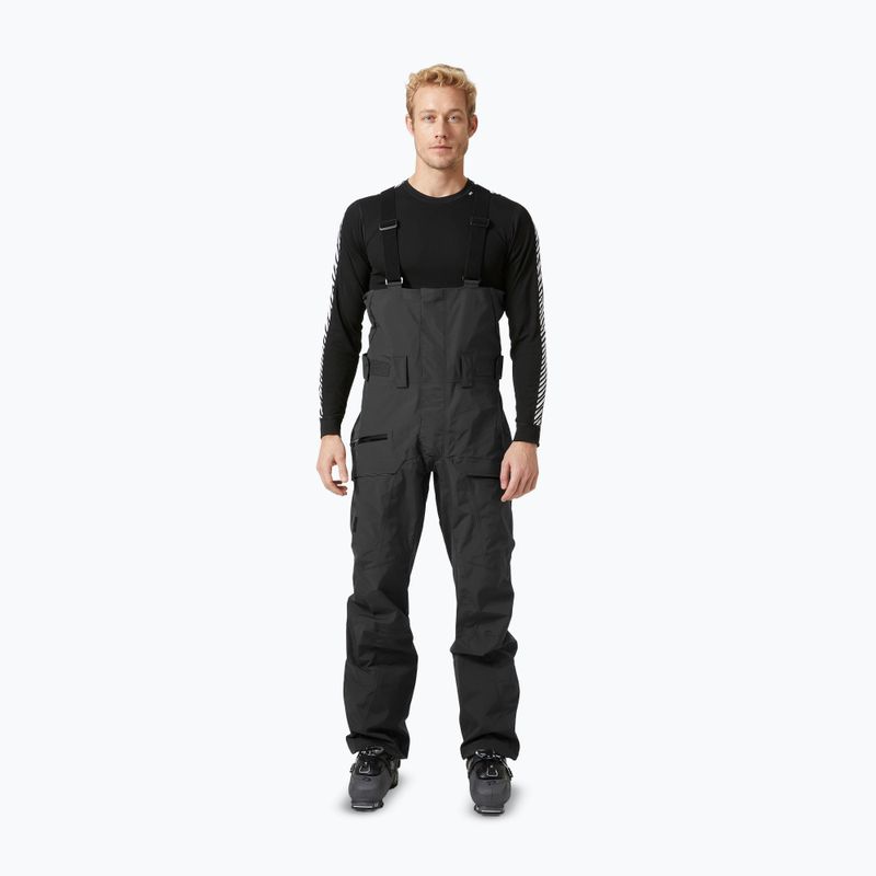 Pantaloni de schi pentru bărbați Helly Hansen Sogn Bib Shell black