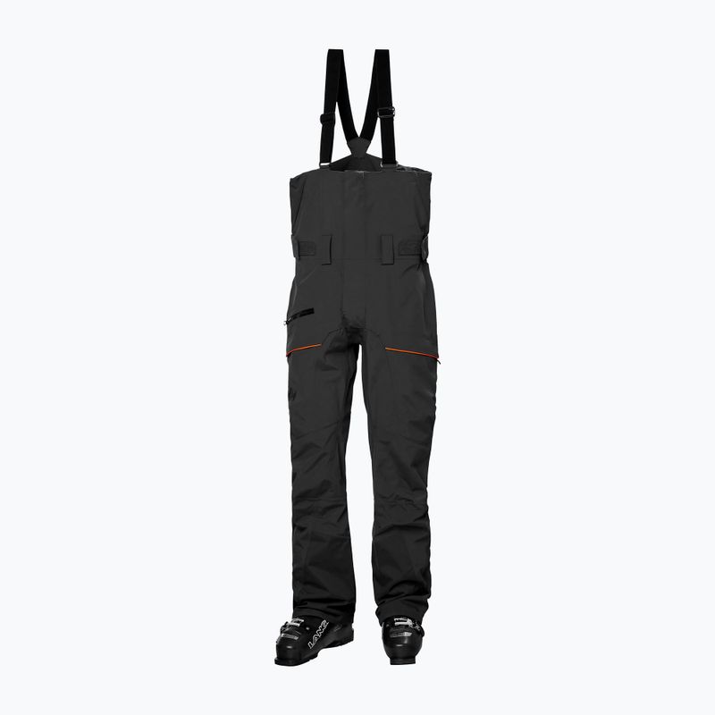 Pantaloni de schi pentru bărbați Helly Hansen Sogn Bib Shell black 5