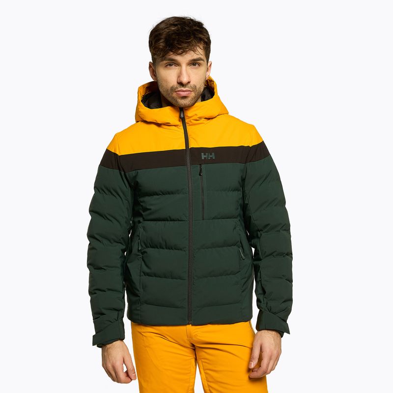 Jacheta de schi pentru bărbați Helly Hansen Bossanova Puffy verde-galben 65781_495