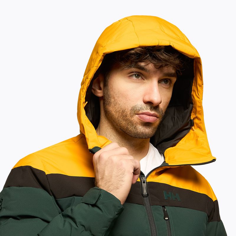 Jacheta de schi pentru bărbați Helly Hansen Bossanova Puffy verde-galben 65781_495 4