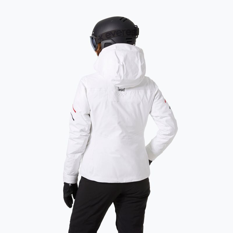 Geacă de schi damă Helly Hansen Alphelia Infinity albă 2