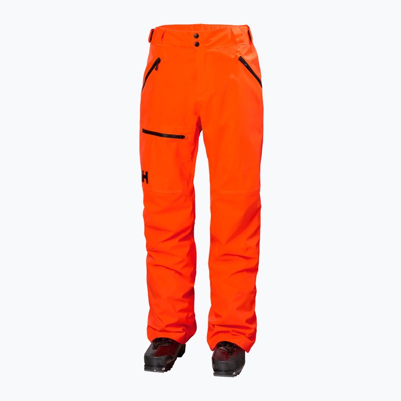 Pantaloni de schi pentru bărbați  Helly Hansen Sogn Cargo neon orange 5