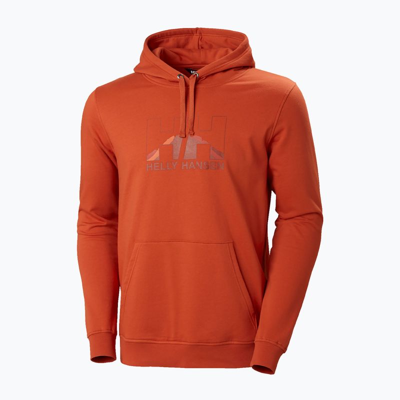 Tricou de trekking pentru bărbați Helly Hansen Nord Graphic Pull Over Hoodie roșu 62975_308 5