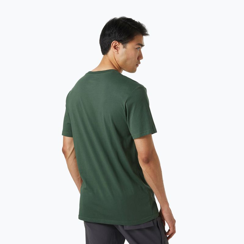 Helly Hansen Nord Graphic tricou de trekking pentru bărbați verde 62978_476 2