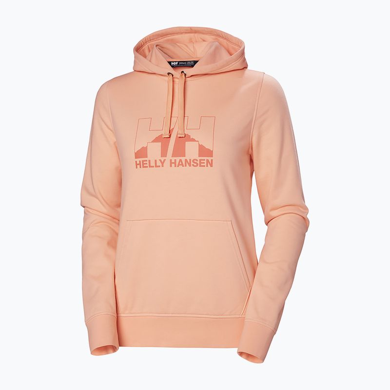 Hanorac de trekking pentru femei Helly Hansen Nord Graphic Pullover Hoodie portocaliu 62981_058 8