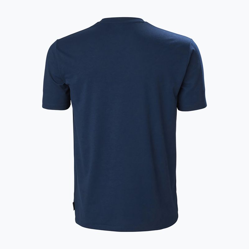 Helly Hansen Skog Recycled Graphic tricou de trekking pentru bărbați albastru marin 63083_584 6