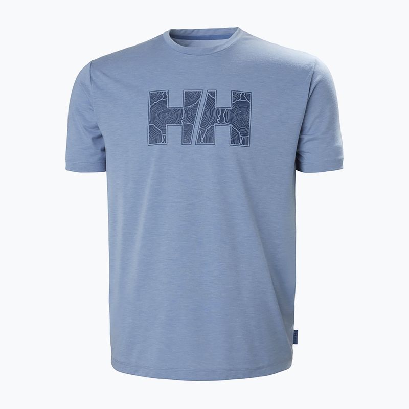 Helly Hansen Skog Recycled Graphic tricou de trekking pentru bărbați albastru 63082_636