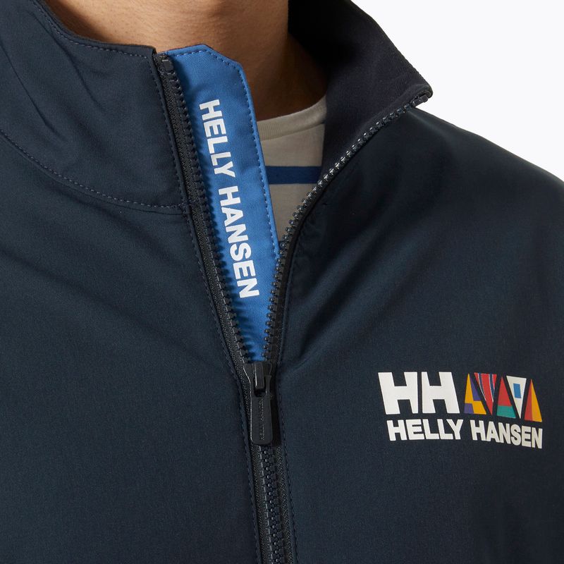 Geacă de navigatie pentru bărbați Helly Hansen Newport Softshell azurite 3