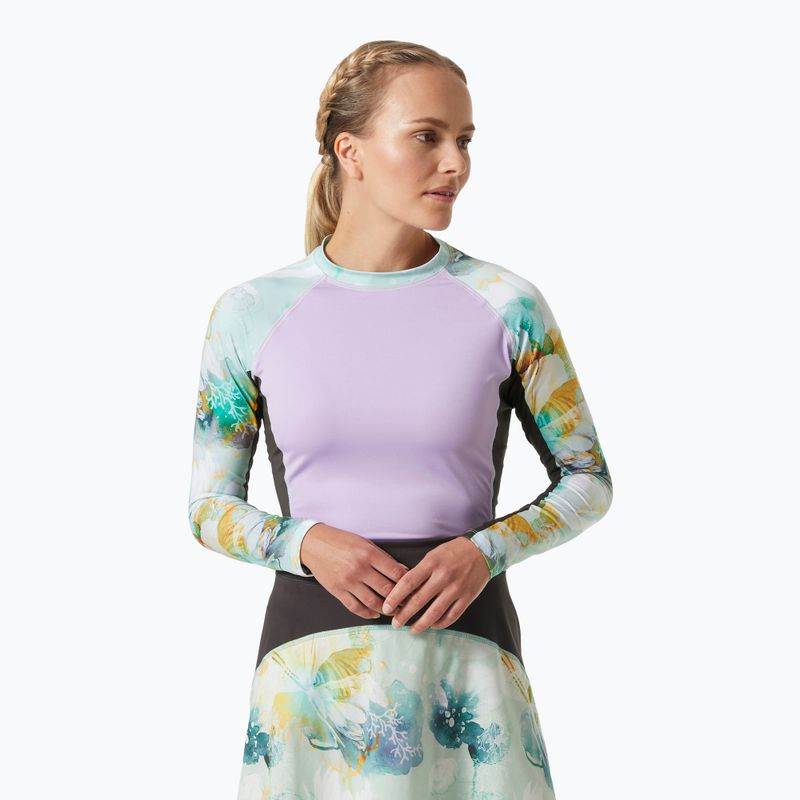 Longsleeve de înot pentru femei Helly Hansen Waterwear Rashguard jade esra