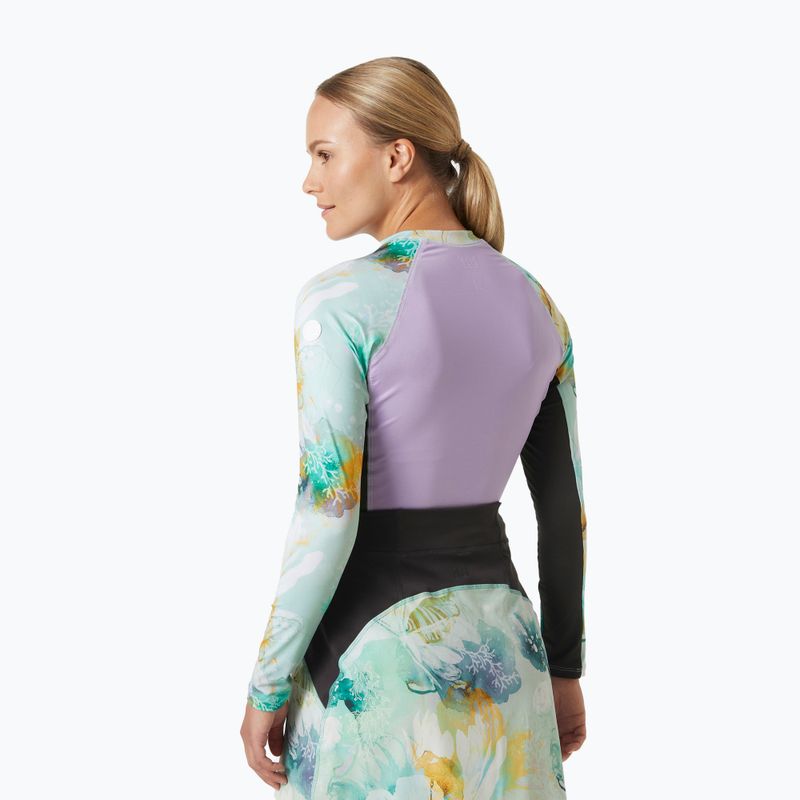 Longsleeve de înot pentru femei Helly Hansen Waterwear Rashguard jade esra 2