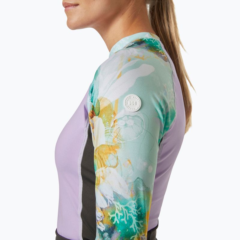Longsleeve de înot pentru femei Helly Hansen Waterwear Rashguard jade esra 3