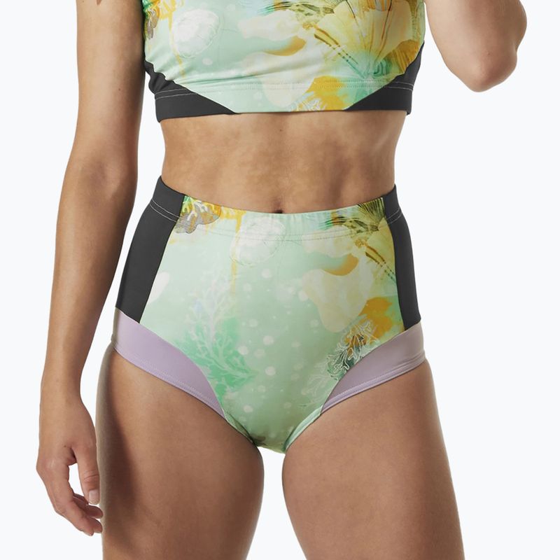Partea de jos a costumului de baie Helly Hansen Waterwear High Waist Bikini jade esra 3