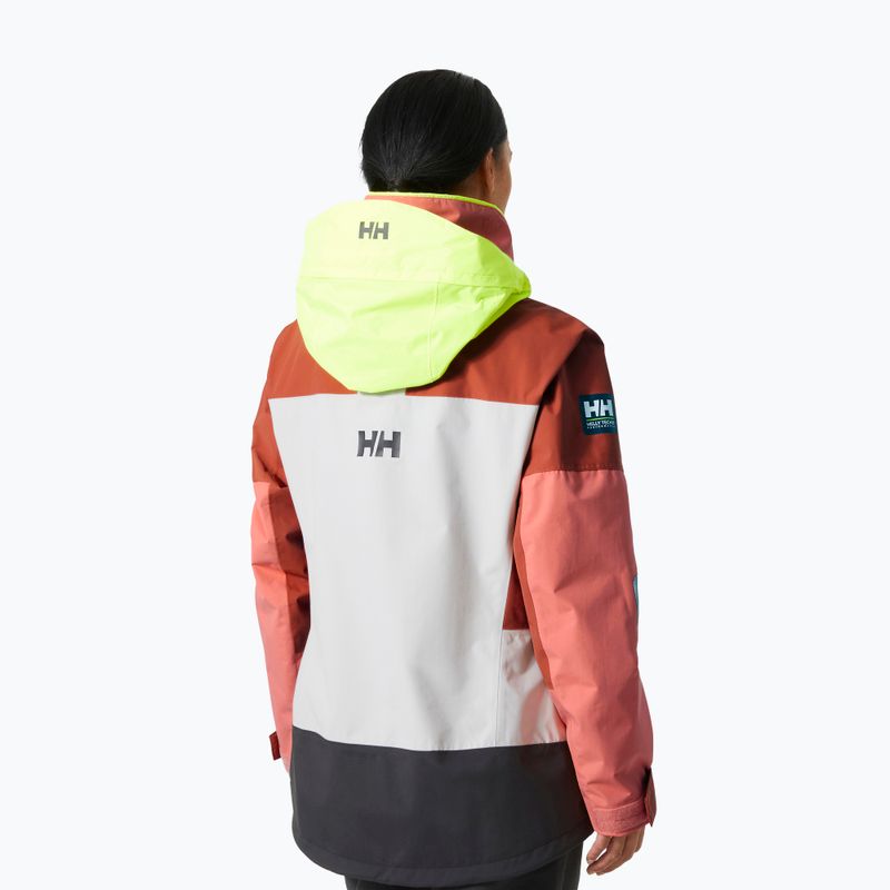 Geacă de navigatie pentru femei Helly Hansen Newport Coastal terracotta 2