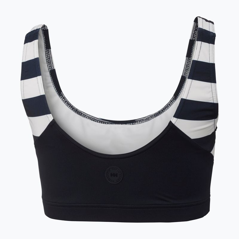 Partea de sus a costumului de baie Helly Hansen HP Bikini Top navy stripe 2