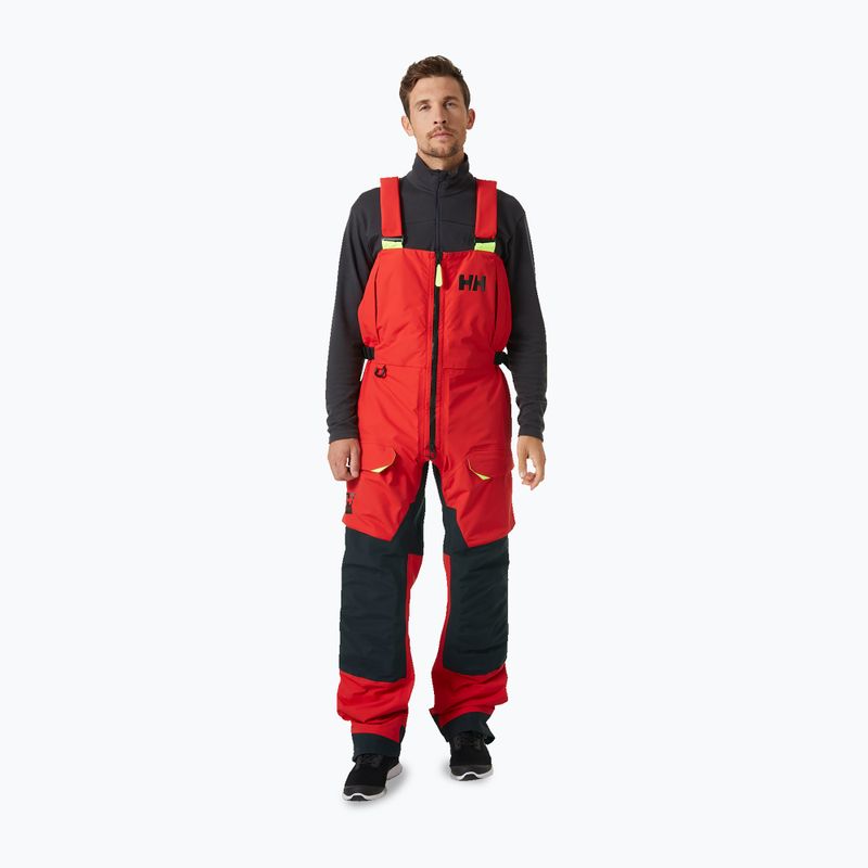 Pantaloni de navigație pentru bărbați Helly Hansen Aegir Race Bib alert red