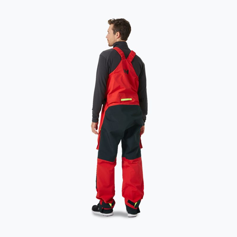 Pantaloni de navigație pentru bărbați Helly Hansen Aegir Race Bib alert red 2