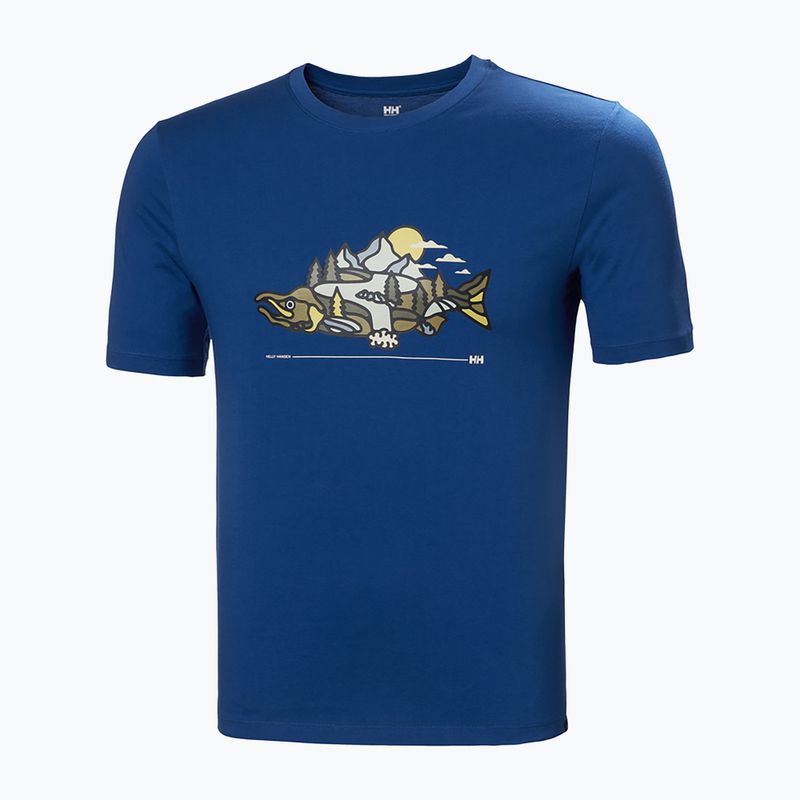 Helly Hansen cămașă de trekking pentru bărbați F2F Organic Cotton 2.0 albastru 63340_606 5