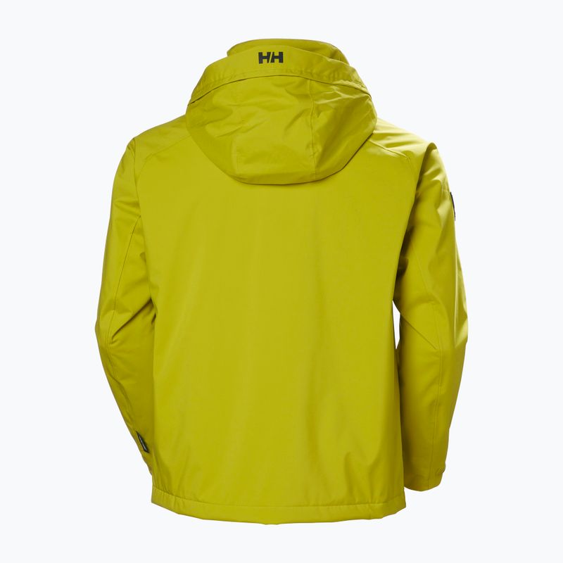 Jacheta de navigatie pentru bărbați Helly Hansen Hp Racing Lifaloft cu glugă Helly Hansen Hp cu glugă luminos moss 8