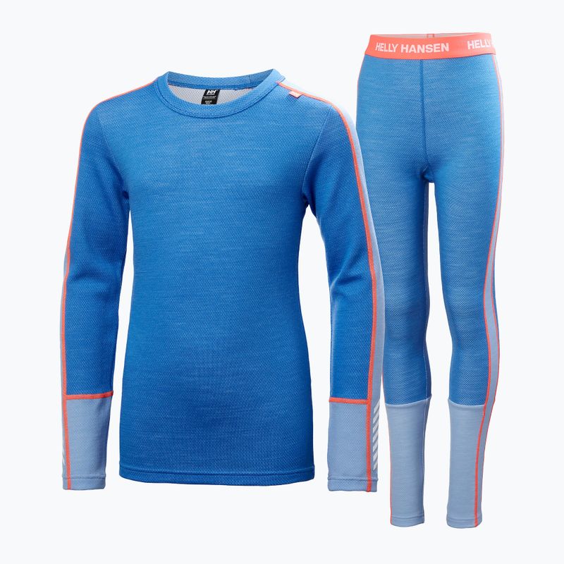 Helly Hansen JR Lifa Merino Midweight set de lenjerie de corp termică pentru copii ultra albastru 5