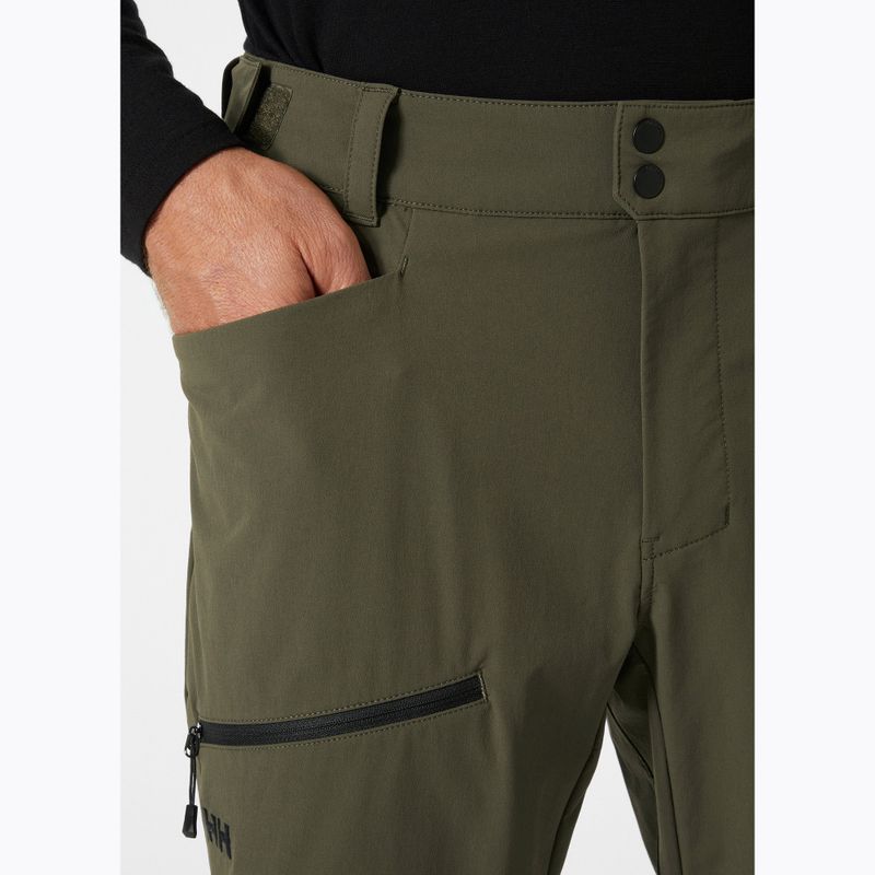 Pantaloni softshell pentru bărbați Helly Hansen Brono Softshell utility green 4