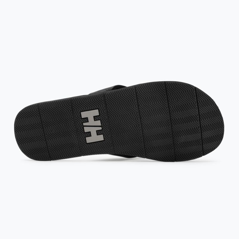 Papuci pentru bărbați Helly Hansen Seasand 2 Leather Sandals black / fallen rock 4