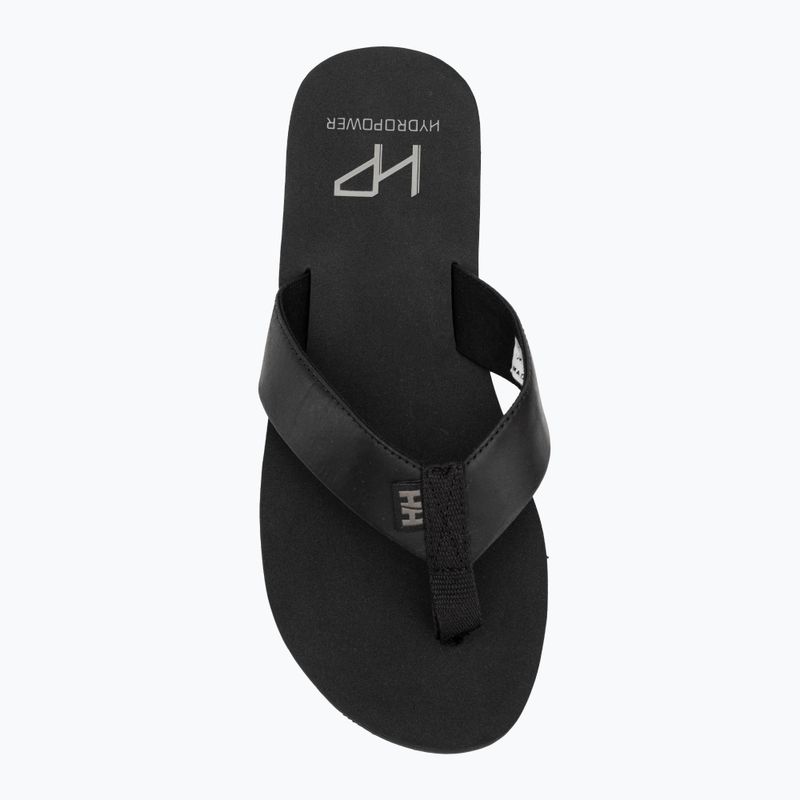 Papuci pentru bărbați Helly Hansen Seasand 2 Leather Sandals black / fallen rock 5