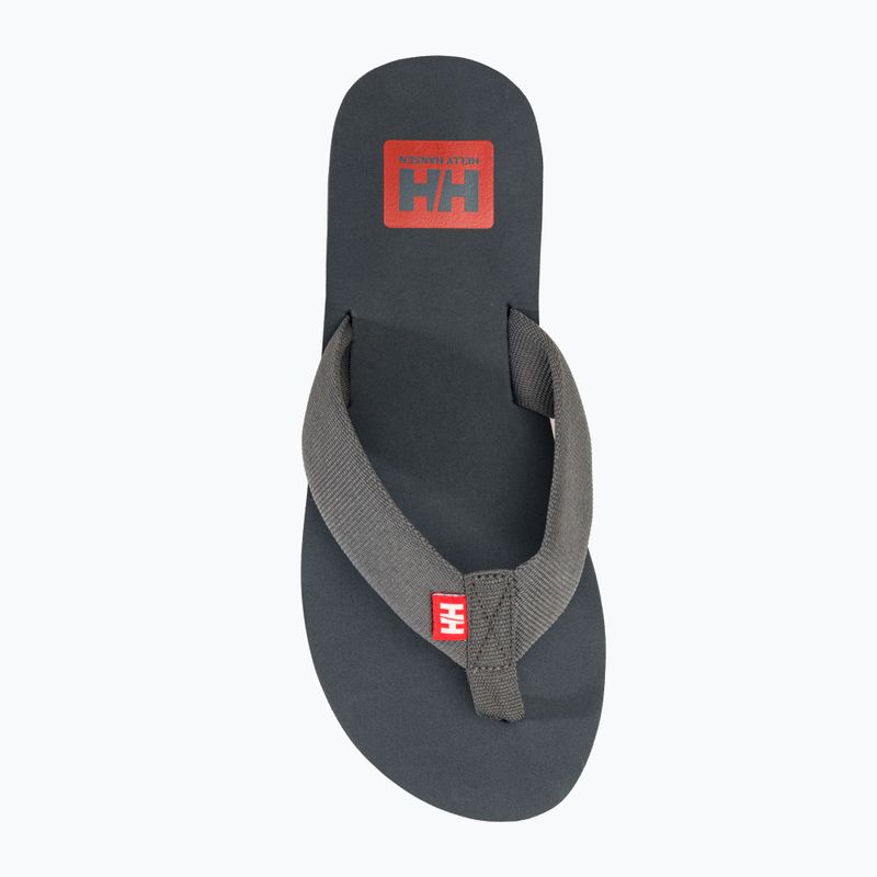 Papuci pentru bărbați Helly Hansen Logo Sandals 2 ebony/cherry tomato 5