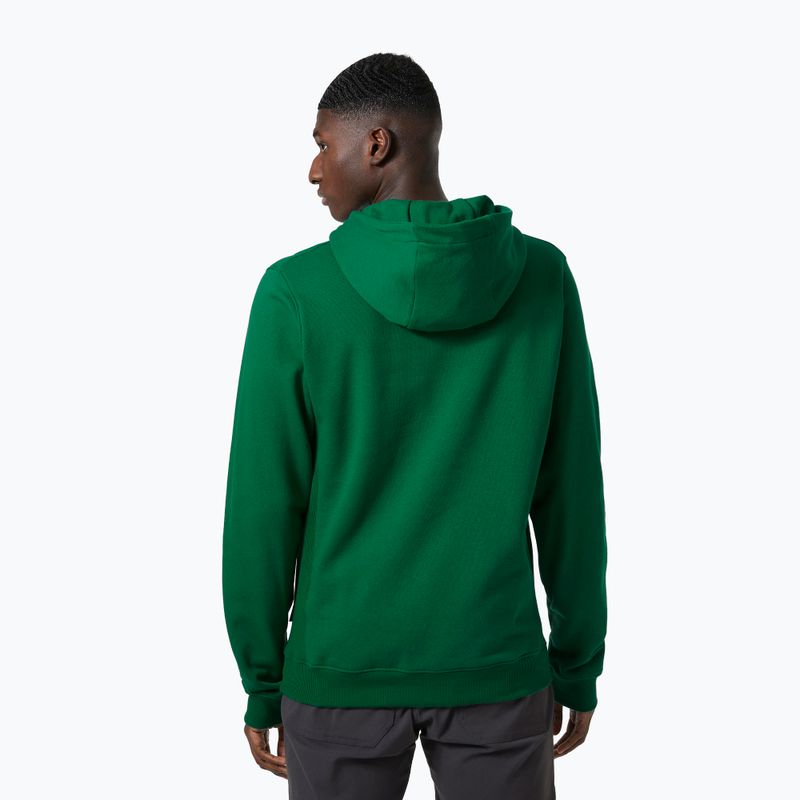 Tricou de trekking pentru bărbați Helly Hansen F2F F2F Hoodie din bumbac organic malachite 2