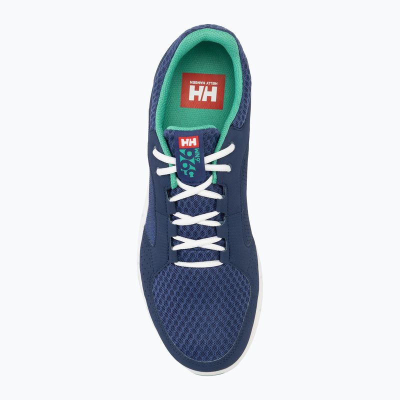 Încălțăminte de navigație pentru bărbați Helly Hansen Ahiga V4 Hydropower ocean/bright green 5