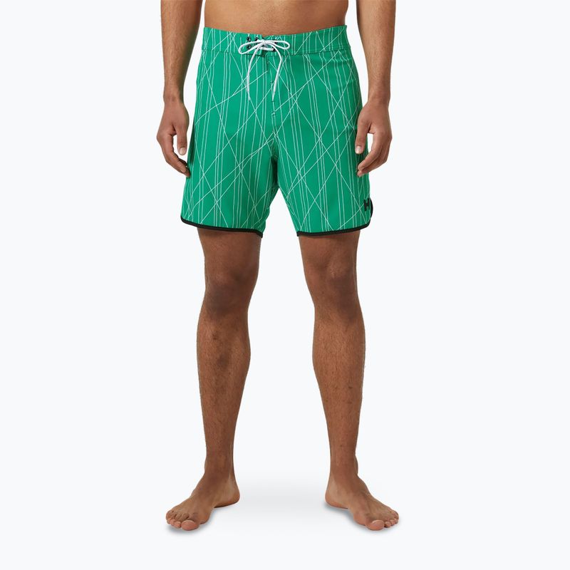 Șort de baie pentru bărbați Helly Hansen HP Curve Board 7” bright green