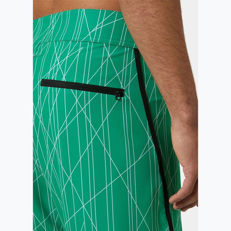 Șort de baie pentru bărbați Helly Hansen HP Curve Board 7” bright green 4