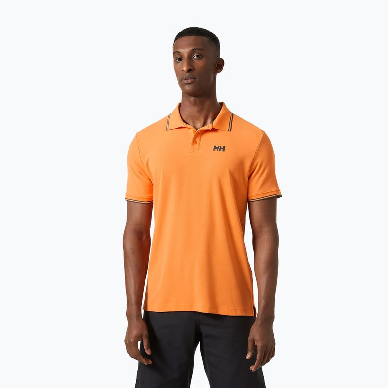 Tricou polo pentru bărbați Helly Hansen Kos Polo poppy orange