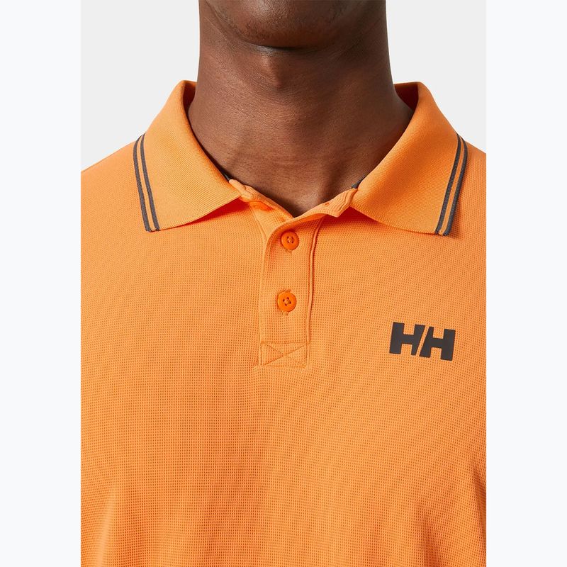 Tricou polo pentru bărbați Helly Hansen Kos Polo poppy orange 3