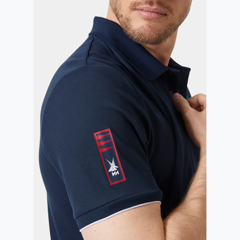 Tricou polo pentru bărbați Helly Hansen Ocean Polo navy 34207_599 4