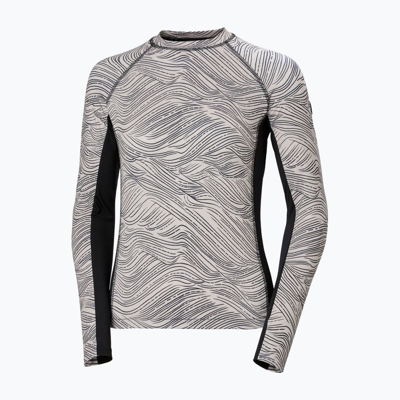 Longsleeve de înot pentru femei Helly Hansen Waterwear Rashguard pink cloud wave 6
