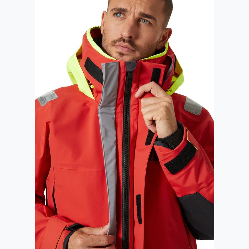 Jacheta de navigatie pentru bărbați Helly Hansen Skagen Pro alert roșu 3