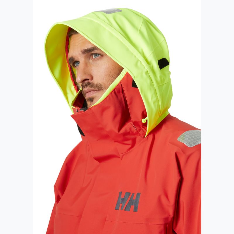 Jacheta de navigatie pentru bărbați Helly Hansen Skagen Pro alert roșu 4