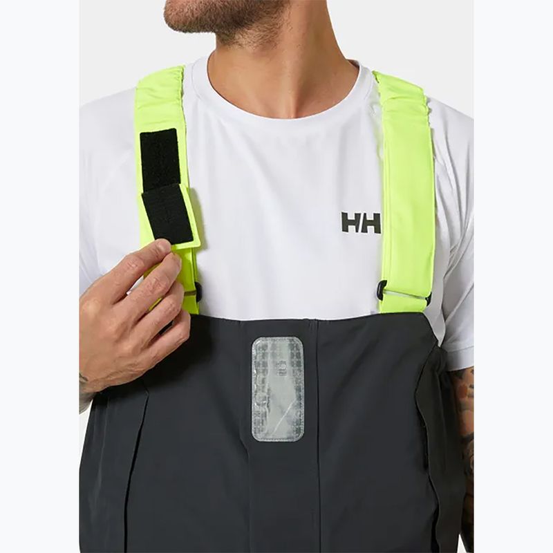 Pantaloni bărbătești de navigație Helly Hansen Skagen Pro Bib ebony 4