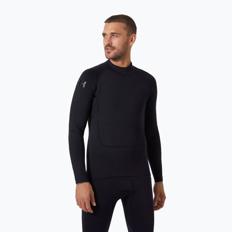 Bluză de neopren pentru bărbați Helly Hansen Waterwear Top 2.0 black