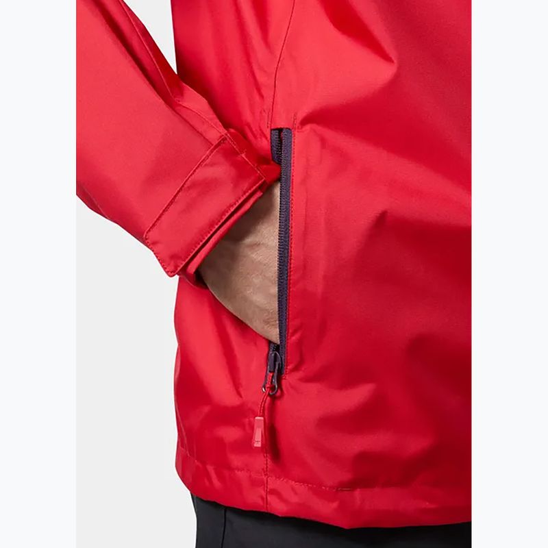 Geacă de navigație pentru bărbați Helly Hansen Crew Hooded 2.0 red 4