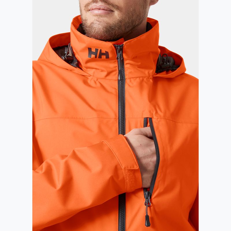 Geacă de navigație pentru bărbați Helly Hansen Crew Hooded 2.0 flame 5