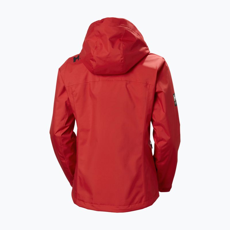 Geacă de navigație pentru femei Helly Hansen Crew Hooded Midlayer 2.0 red 2