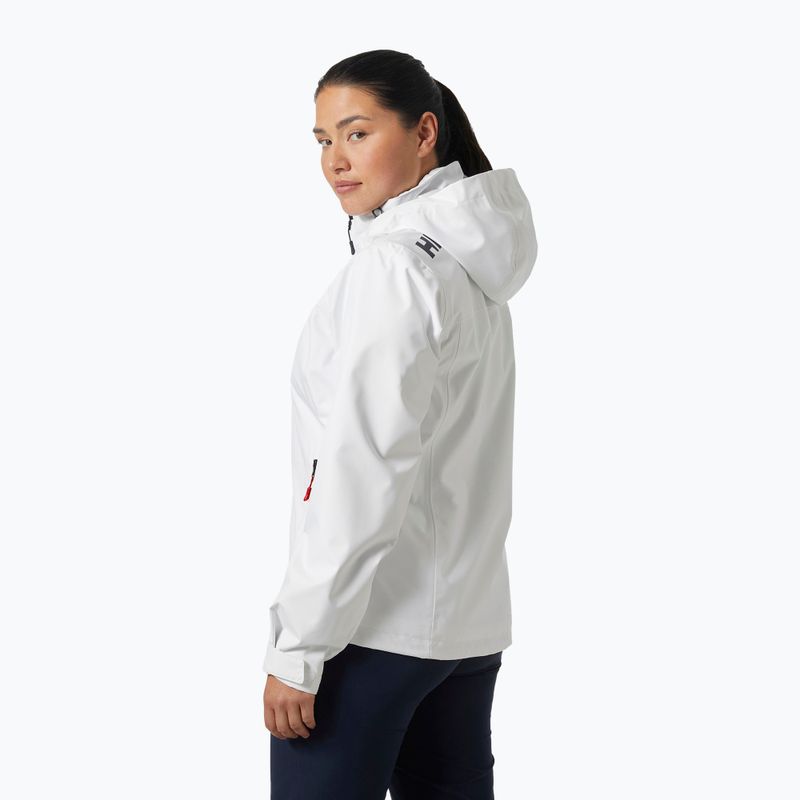 Geacă de navigație pentru femei Helly Hansen Crew Hooded 2.0 white 2