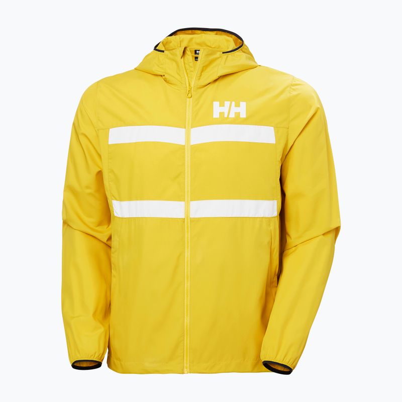 Jachetă de navigație pentru bărbați Helly Hansen Salt Striped Windbreaker gold rush 5