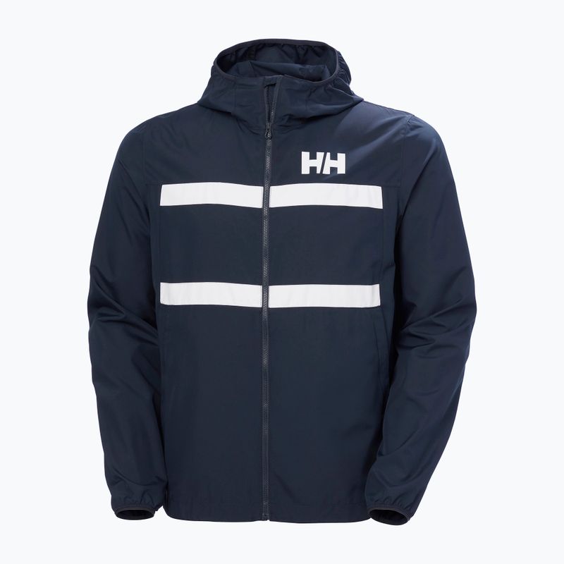 Jachetă de navigație pentru bărbați Helly Hansen Salt Striped Windbreaker navy 5