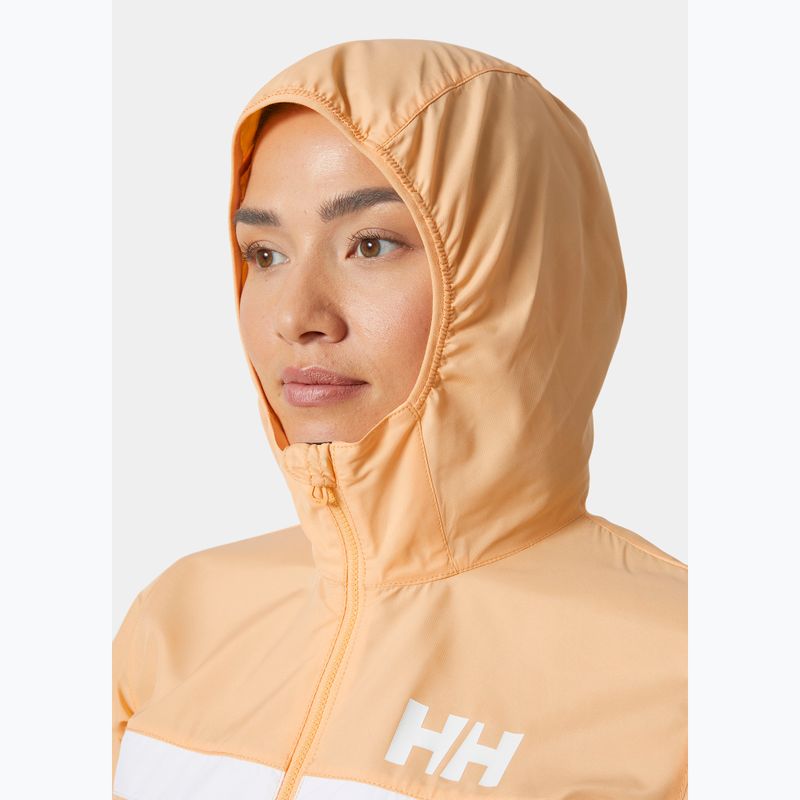 Jachetă de navigație pentru femei  Helly Hansen Salt Stripe Windbreaker miami peach 3