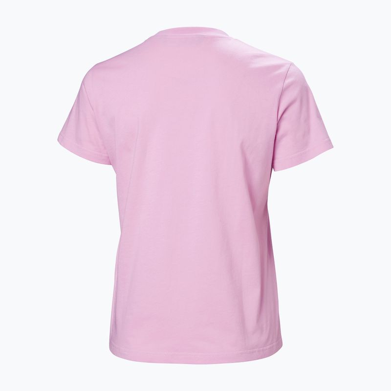 Tricou pentru femei Helly Hansen Logo 2.0 cherry blossom 5