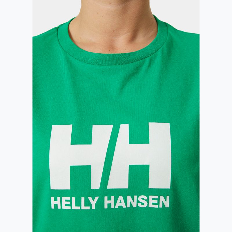 Tricou pentru femei Helly Hansen Logo 2.0 bright green 3